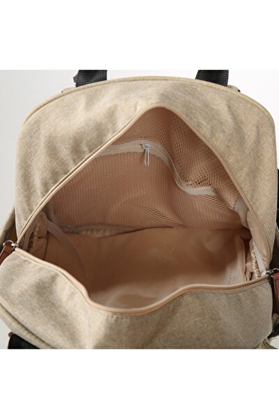 MY Collection Lucky Linen Mother Baby Care Backpack
