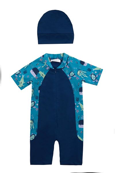 Adasea Maver Short Sleeve Children's Swimsuit 1910