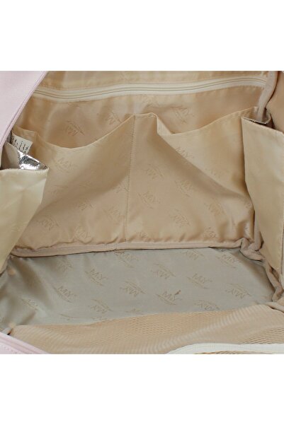 MY Collection Maia Leather Mother Baby Care Backpack