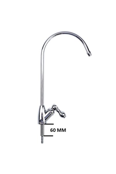ARSPUREFİLTER Su Arıtma Cıhazı Musluğu Tek Elcikli Tip Musluk ,60 Mm Vidalı Bağlantı