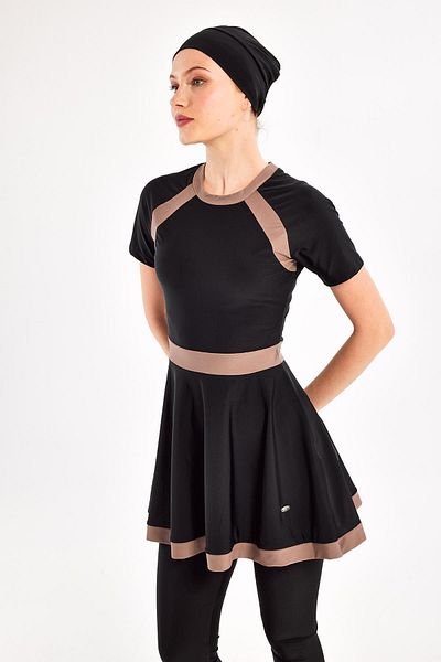 Adasea Sereny Short Sleeve Hijab Swimsuit 1606