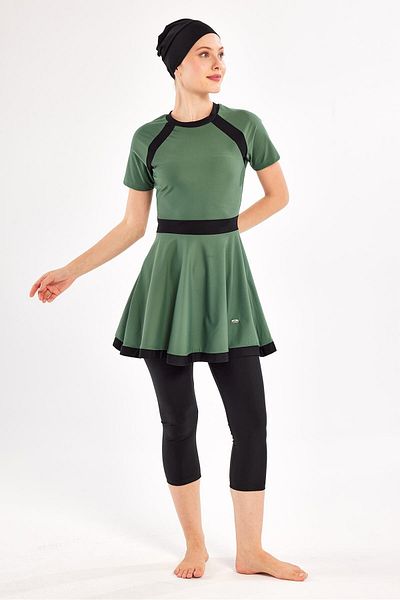Adasea Sereny Short Sleeve Hijab Swimsuit 1606