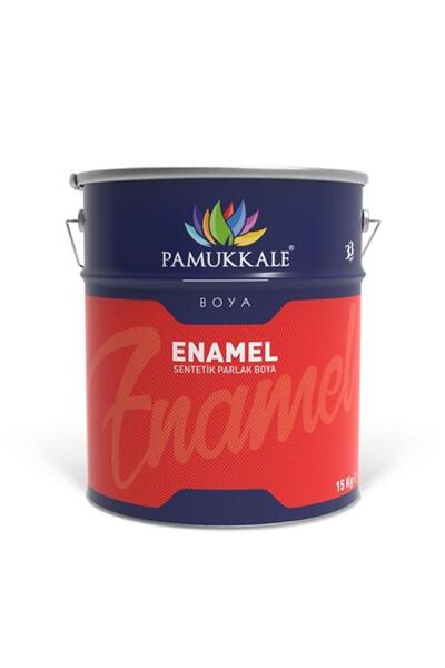 Pamukkale 15 Kg Enamel Sentetik Parlak Yağlı Boya - Açık Kahve, 15 Kg