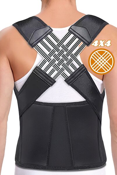 Ankaflex Adjustable Medical Upright Posture Back Waist Corset Women Men Anti-Hunchback Upright Posture Athlete's Corset