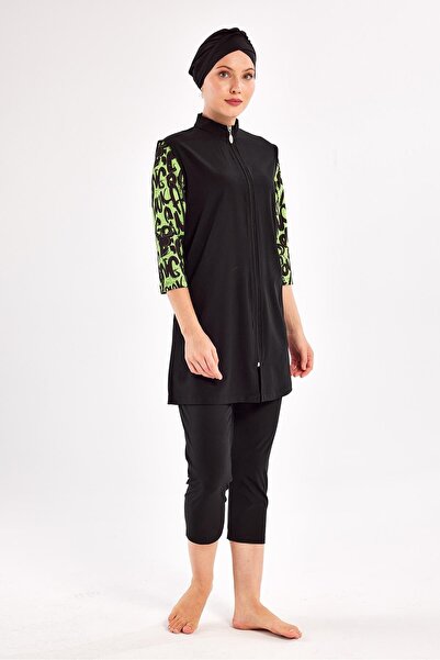 Adasea Karet Long Sleeve Hijab Swimsuit 1602