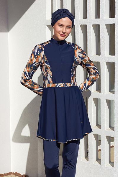 Adasea Este Long Sleeve Hijab Swimsuit 1103