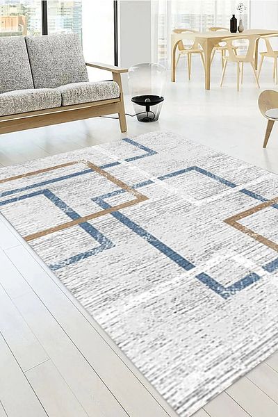 armolin Geometric Patterned Elastic Carpet Cover (Sponge Free) SZZ-511