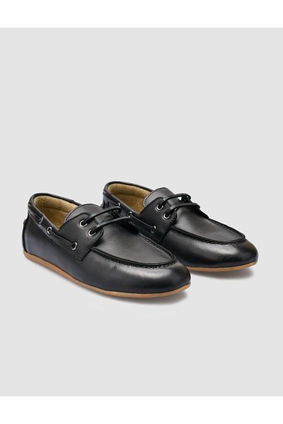 Cabani Loafer de damă 100% piele naturală neagră