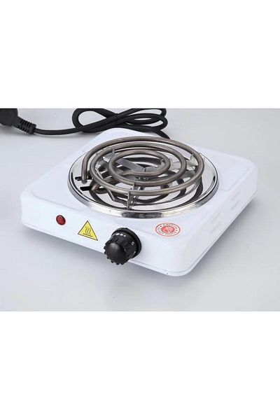 Generic Spiral Electric Stove with Heat Control Switch 1000W | Electric Heater with Single Burner