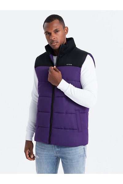 OMBRE Herren Steppweste V59 - marine L/XL