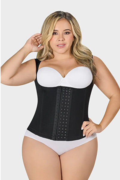 Dr. Fitto Latex Waist Support Slimming Firming Postpartum Latex Corset with Straps Steel Underwire