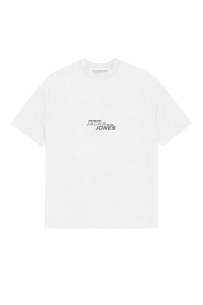 Jack & Jones Plus Size Printed T-Shirt - Tarmac