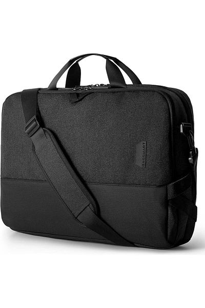 BAGSMART حقيبة لابتوب فالكو مقاس 15.6 بوصة - أسود