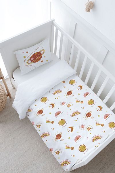 Tuğba Kuğu Boho Galaxy Iconic Series - 100X150 Baby Size Bedding Set