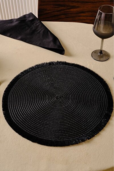 Karaca Kristina Set of 2 Placemats Black 38 cm