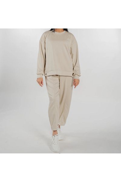 ZARİFSTORE ZARIF Sweatshirt Top and Bottom Tracksuit Set scoba