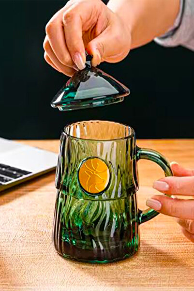 Genel Markalar Yeşil Kristal Kupa Bardak