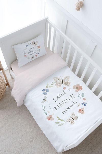 Tuğba Kuğu Royal Series Baby Duvet Cover Set - Flower Dream (100X150)