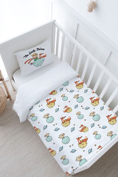 Tuğba Kuğu Baby Size Duvet Cover Set (100X150) - Iconic Series - Unicorn Dream