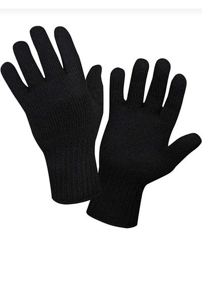 Ceyden Black Knitted Unisex Gloves Keep Warm for Winter Colds