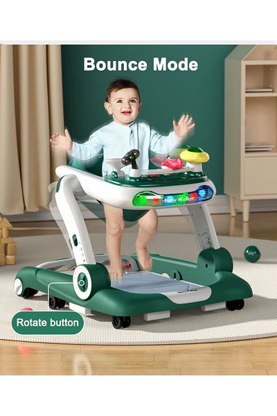 Fun Moment مشاية أطفال متعددة الوظائف على شكل روبوت