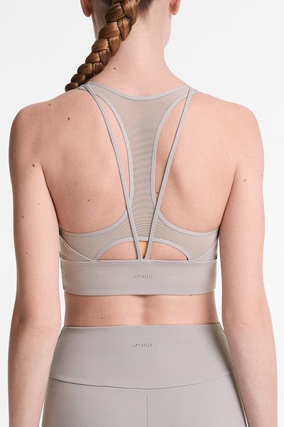 Oysho Medium-support mesh comfortlux sports bra