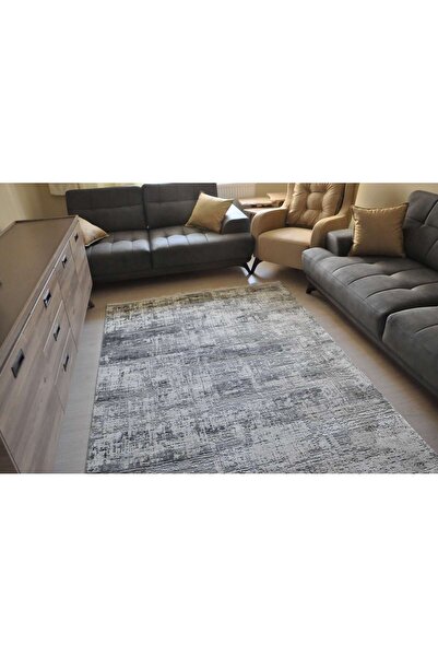 Angora Optimum Serisi Gri Antrasit Halı 9243p