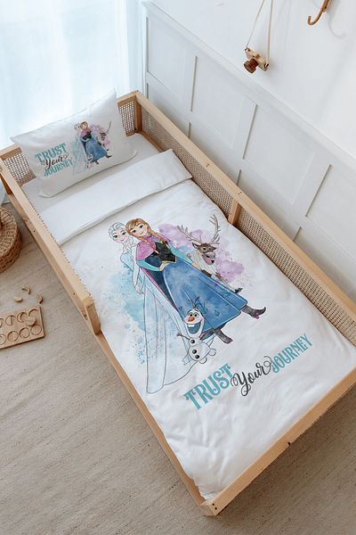 Tuğba Kuğu Montessori Cartoon Bedding Set - Snow Queen & Sister Series (100X200)
