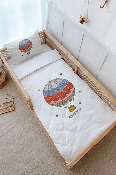 Tuğba Kuğu Zezig X Royal Series Montessori Duvet Cover Set - Pink (100X200)