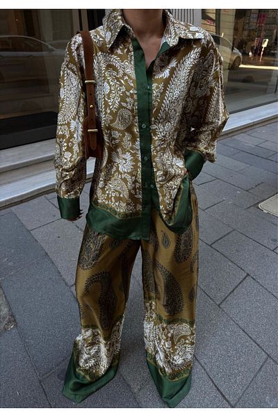 suphias Ethnic Bottom Top Suit
