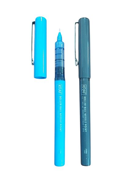KRAF Roller Pen Needle Nib 301g - Blue + Black Set of 2