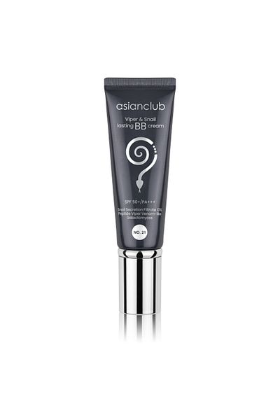 AsianClub Asian Club VIPER & SNAIL LASTING BB CREAM SPF 50+ PA+++ č. 21 50 g - Multifunkční BB krém