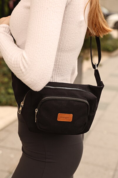 PASSTELL حقيبة خصر من القماش وحقيبة كتف