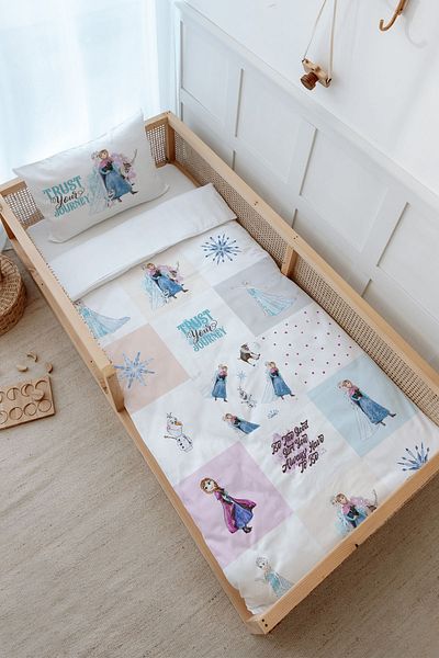 Tuğba Kuğu Elsa Patchwork Montessori Bedding Set - 100X200 Cartoon Series
