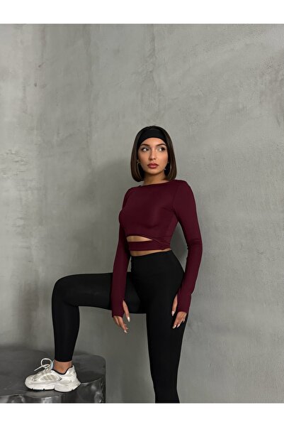 Miss Prova Crop Sports Top with Big Toe Holes - Missbl2514