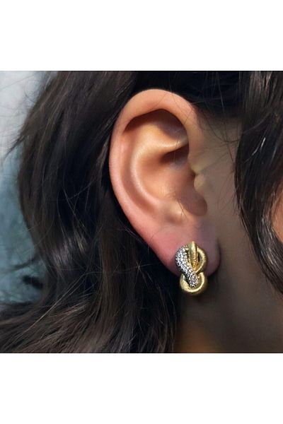 Rossetto Atelier Steel Mix Eight Earrings