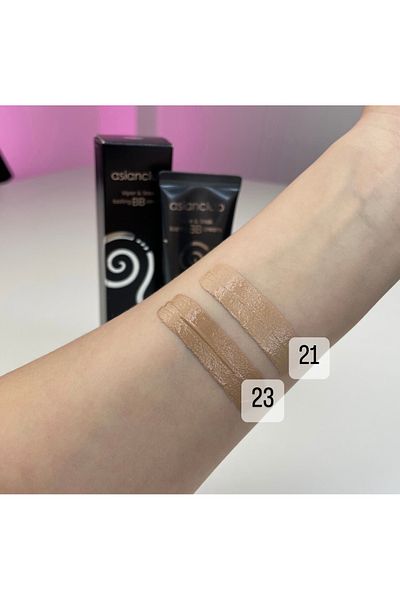 AsianClub Asian Club VIPER & SNAIL LASTING BB CREAM SPF 50+ PA+++ č. 21 50 g - Multifunkční BB krém