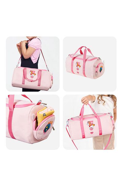 Nohoo Kids Duffle Bag - Unicorn Pink