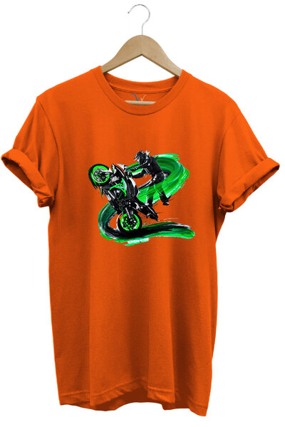 WİDİ Trkački motocikl Štampano Prednji podizač Biker 100% pamuk Standardna ve...