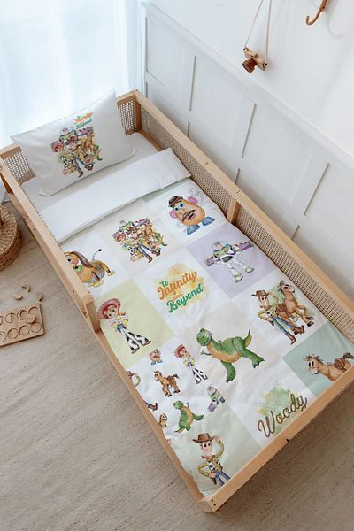 Tuğba Kuğu Toy Story Patchwork Montessori Duvet Cover Set - 100X200 Cartoon Series