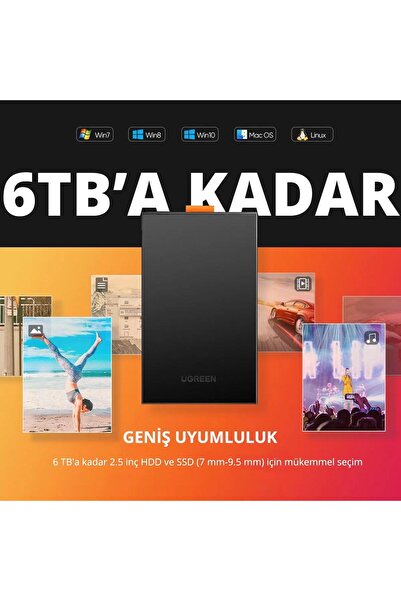 Ugreen 2.5 Inch Usb 3.0 Sata Hard Disk Kutusu