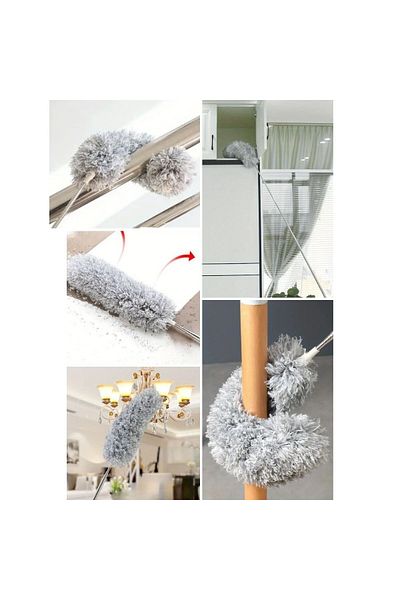 RubyBoutiques Telescopic Bendable Corner Bucak Dusting Tassel Giant Size 280 cm (4767) - Blc4399-4502