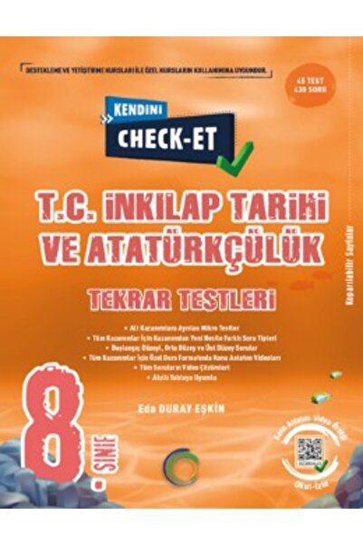 Okyanus Yayınları 8 Sınıf Kendini Check-Et İnkılap Tarihi Soru Bankası Okyanu...