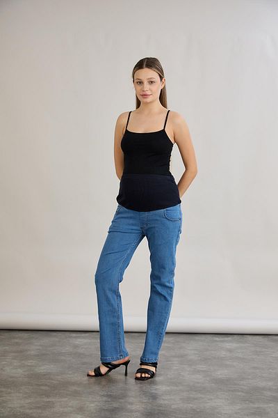 Işşıl Işşil 4557-Pipe Leg Elestan Maternity Clothing Jeans
