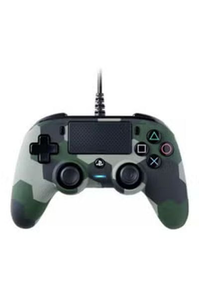 Nacon PS4 Coloured Controller Camo Green