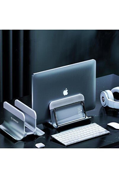 Orico Alüminyum Notebook Macbook Dikey Masaüstü Standı Gri