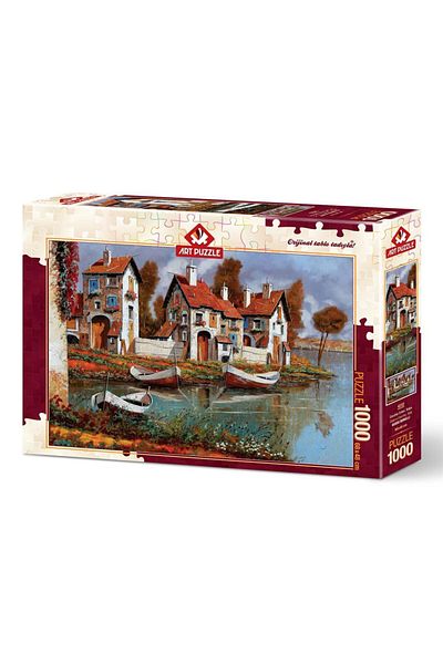 Art Puzzle 1000 Pieces Cerchio - Italy Houses