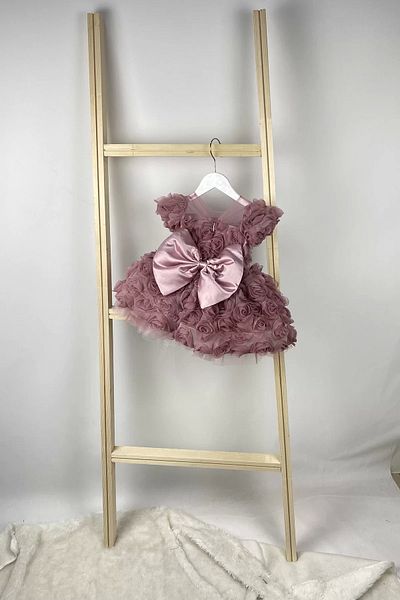 Embe kids Rosey- Dusty Rose Evening Dress