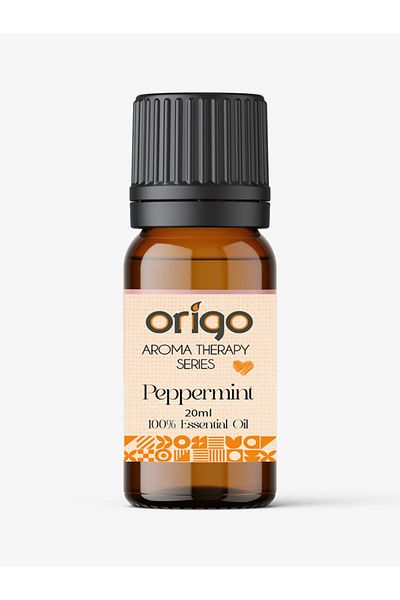 Origo 20 ml Peppermint Essential Oil - 100% Pure, Non-Diluent, Peppermint Essential Oil