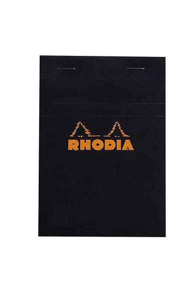 Rhodia Checkered Memo Pad Black Rb132009
